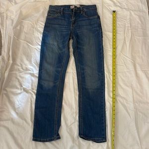 Boys Levi Jeans/ 27W,27L. Worn